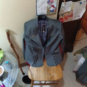Express Gray Tailored Blazer